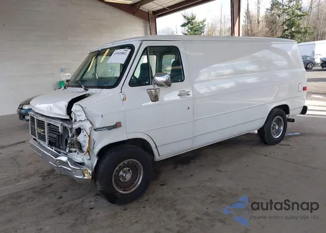 1990 GMC Vandura G2500 из США, поврежденный, VIN 2GTEG25K4L4502668